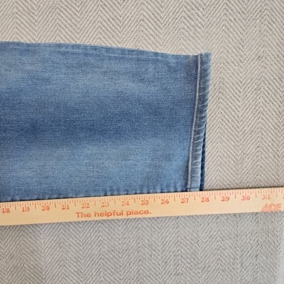 Lands' End Pull-On Jeans Women's 26W  Mid-Rise Skinny Tapered Leg Elastic NWT - Picture 6 of 15